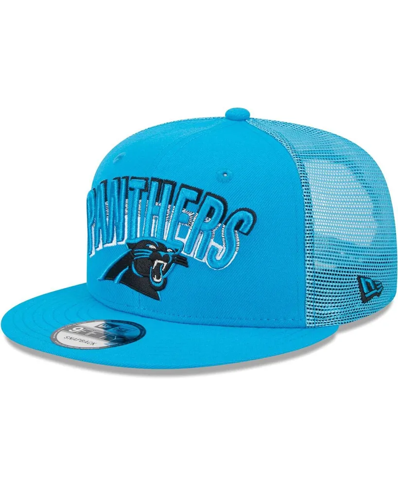 Men's New Era Blue Carolina Panthers Grade Trucker 9FIFTY Snapback Hat