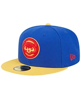 Men's New Era Royal, Yellow Chicago Cubs Empire 59FIFTY Fitted Hat