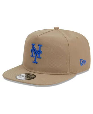 Men's New Era Khaki New York Mets Golfer Adjustable Hat