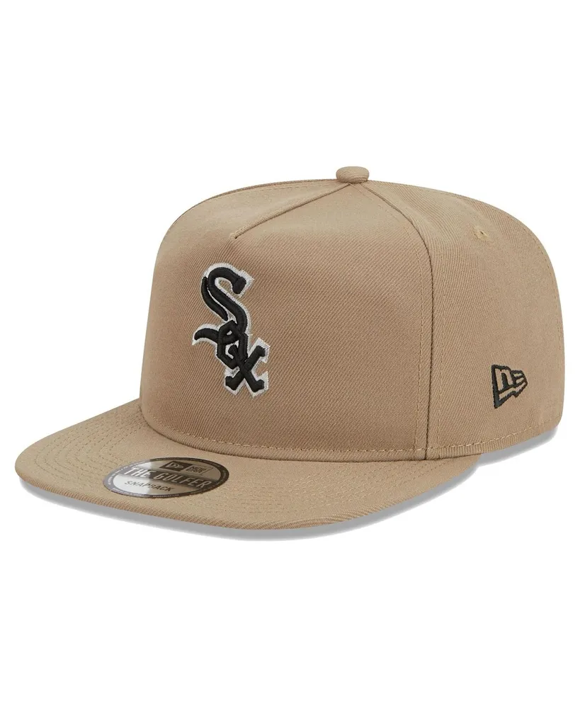 Milwaukee Brewers New Era Golfer Adjustable Hat - Khaki