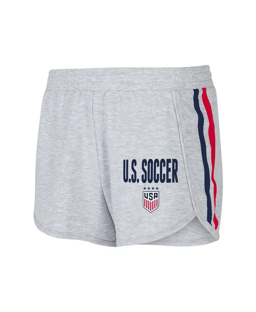 Women's Concepts Sport Gray Uswnt Cedar Tri-Blend Shorts