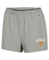 Women's Champion Gray Tennessee Volunteers Football Fan High Waist Shorts