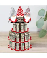 Big Dot of Happiness Christmas Gnomes - Diy Holiday Party Money Holder Gift - Cash Cake