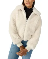 Sanctuary Women's Tori Faux-Fur Long-Sleeve Jacket