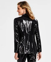 I.n.c. International Concepts Women's Sequin Blazer, Created for Macy's