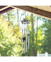 23" Long Round Top Red Motorcycle Wind Chime