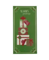 Jam Paper Christmas Money Cards Matching Envelopes Set - 6 Per Pack