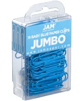 Jam Paper Colorful Jumbo Paper Clips - Large 2" - Paperclips - 75 Per Pack