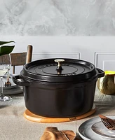 Staub Cast Iron 7 Qt Round Dutch Oven