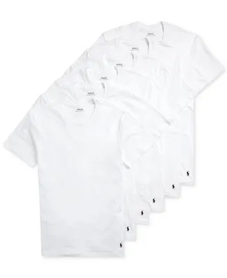 Polo Ralph Lauren Men's 5+1 Free Bonus Pack Classic-Fit Cotton Jersey Crewneck Undershirts