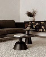 Nels 18" Wood Round End Table