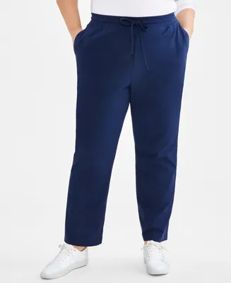 Style & Co Plus Size Knit Pull-On Pants, Created for Macy's