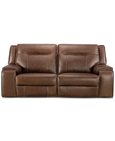 Closeout! Hansley 2-Pc. Zero Gravity Power Recliner Leather Sofa, Created for Macy's