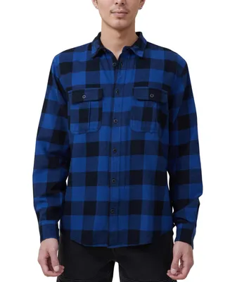 Cotton On Men's Greenpoint Long Sleeve Shirt