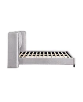Haydan Boucle Upholstered Queen Bed