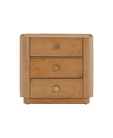 Tov Furniture 1 Piece Acacia 1 Drawer Nightstand