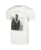 Men's Natural John Coltrane Scrapbook Photo T-shirt