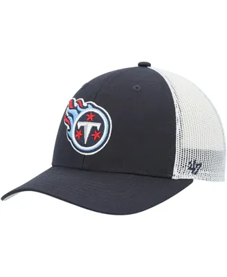 Big Boys and Girls '47 Brand Navy, White Tennessee Titans Adjustable Trucker Hat