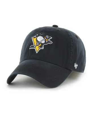 Men's '47 Brand Black Pittsburgh Penguins Classic Franchise Flex Hat
