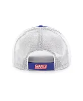 Men's '47 Brand Royal, White New York Giants Drifter Adjustable Trucker Hat