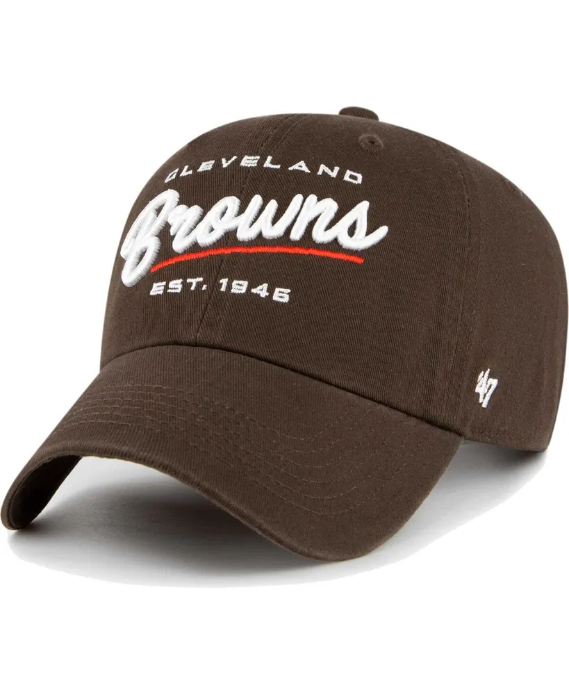 New Era Men's Brown Cleveland Browns Logo Bucket Hat - Macy's