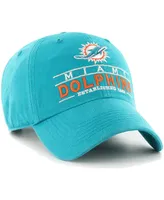 Men's '47 Aqua/Natural Miami Dolphins Trawler Trucker Clean Up