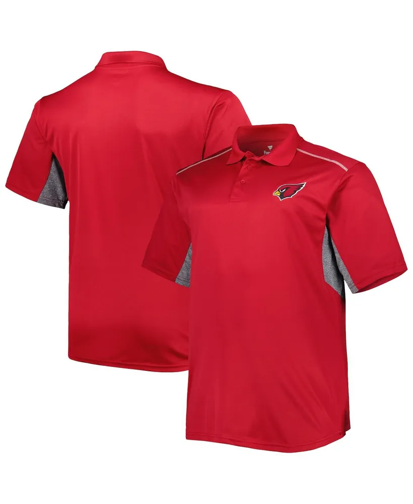 Men's Antigua White/Cardinal Arizona Cardinals Motion Polo