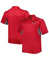 Men's Cardinal Arizona Cardinals Big and Tall Team Color Polo Shirt