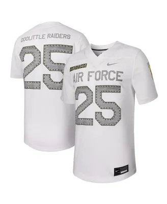 Men's Nike #25 White Air Force Falcons Football Game Jersey