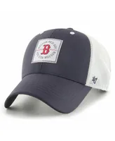 Men's '47 Brand Navy Boston Red Sox Disburse Mvp Trucker Adjustable Hat