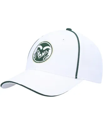 Men's Colosseum White Colorado State Rams Take Your Time Snapback Hat