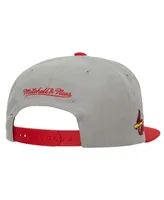 Men's Mitchell & Ness Gray St. Louis Cardinals Cooperstown Collection Away Snapback Hat