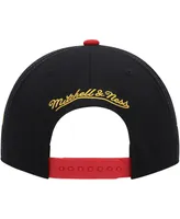 Men's Mitchell & Ness Black La Galaxy Jersey Hook Snapback Hat