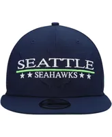 Men's New Era College Navy Seattle Seahawks Totem 9FIFTY Snapback Hat