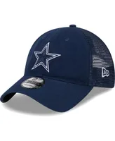 Men's New Era Navy Dallas Cowboys Distinct 9TWENTY Adjustable Hat