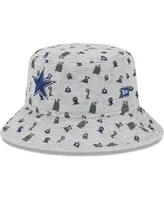 Little Boys and Girls New Era Gray Dallas Cowboys Critter Bucket Hat