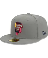 Men's New Era Gray San Francisco Giants Color Pack 59FIFTY Fitted Hat