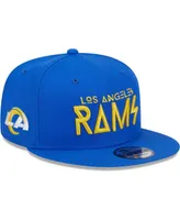 Men's New Era Royal Los Angeles Rams Word 9FIFTY Snapback Hat