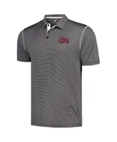 Men's Colosseum Black Montana Grizzlies Cameron Polo Shirt