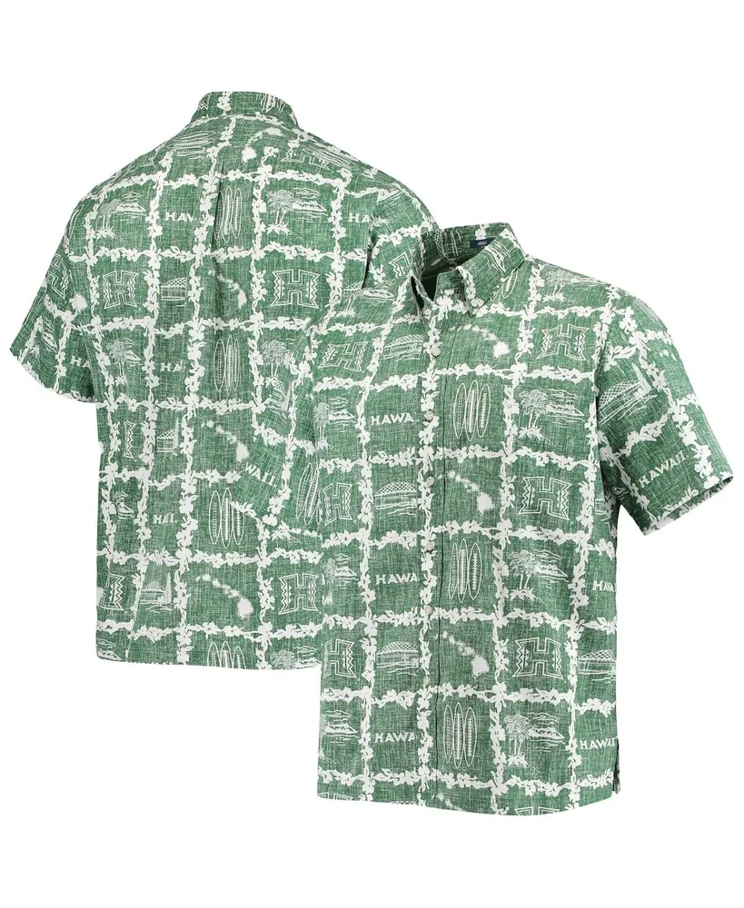 Men's Oakland Athletics Reyn Spooner Green Kekai Button-Down Shirt