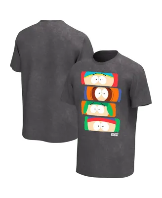 Men's Black South Park Eyes Washed T-shirt