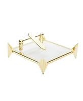 Classic Touch Symmetrical Design Square Napkin Holder