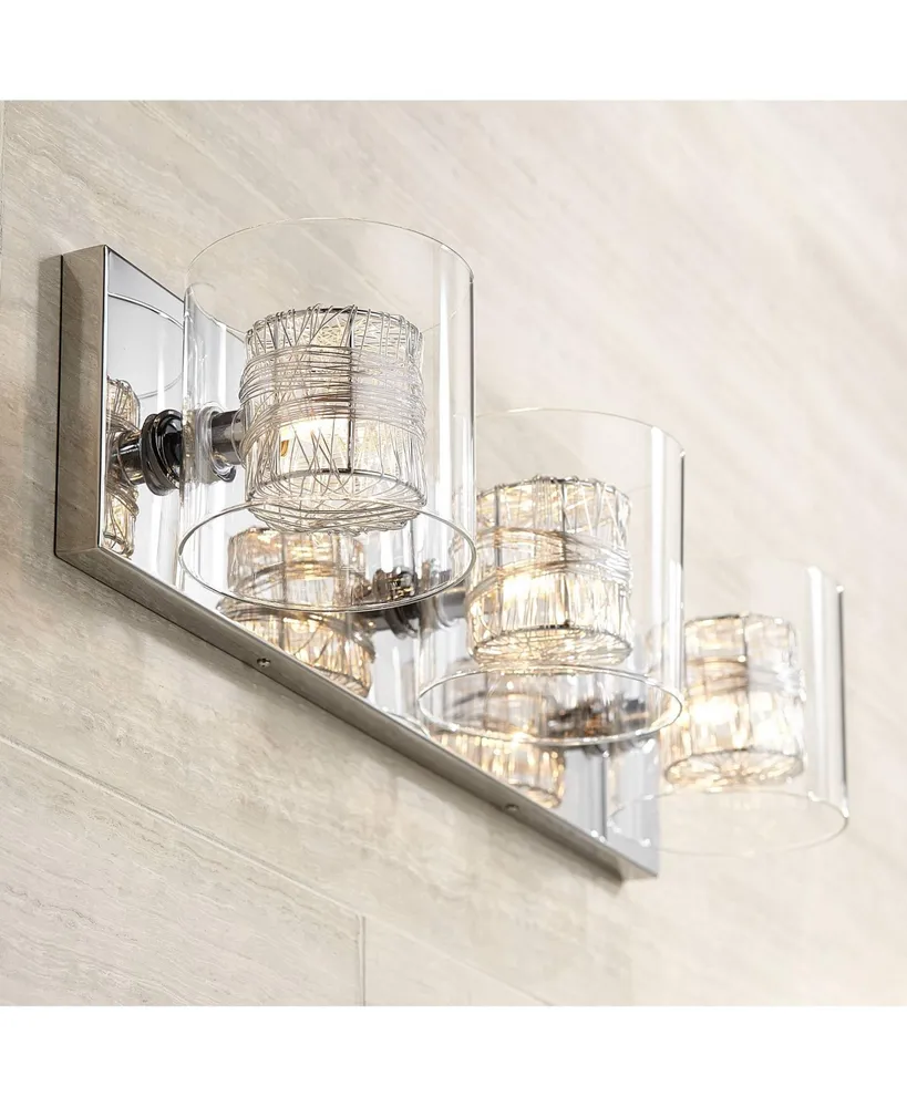 Possini Euro Design Caliari Modern Close to Ceiling Light Semi