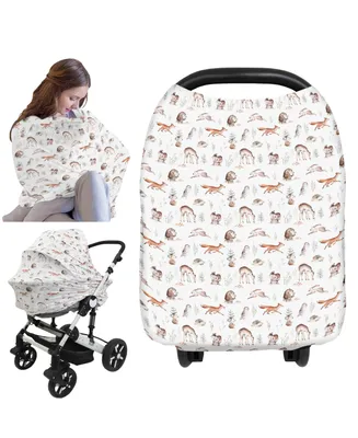 KeaBabies Car Seat Cover for Babies, Multi-Use Nursing Cover, Infant Carseat Breastfeeding Stroller