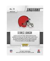 D'Ernest Johnson Cleveland Browns Parallel Panini America Instant Nfl Week 7 Dominates the Ground Game Single Trading Card - Limited Edition of 99
