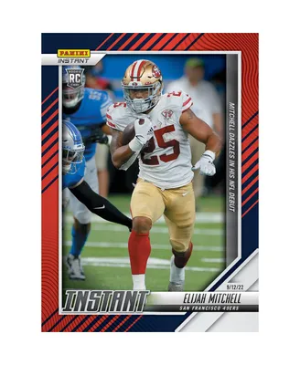 Elijah Mitchell San Francisco 49ers Fanatics Exclusive Parallel Panini America Instant Nfl Debut Single Rookie Trading Card - Limited Edition of 99
