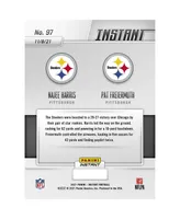 Najee Harris & Pat Freiermuth Pittsburgh Steelers Parallel Panini America Instant Nfl Week 9 Rookie Duo Combines for Three Touchdowns Single Rookie Tr