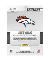 Javonte Williams Denver Broncos Parallel Panini America Instant Nfl Week 13 Williams Totals 178 Yards Scores in First Career Start Single Rookie Tradi