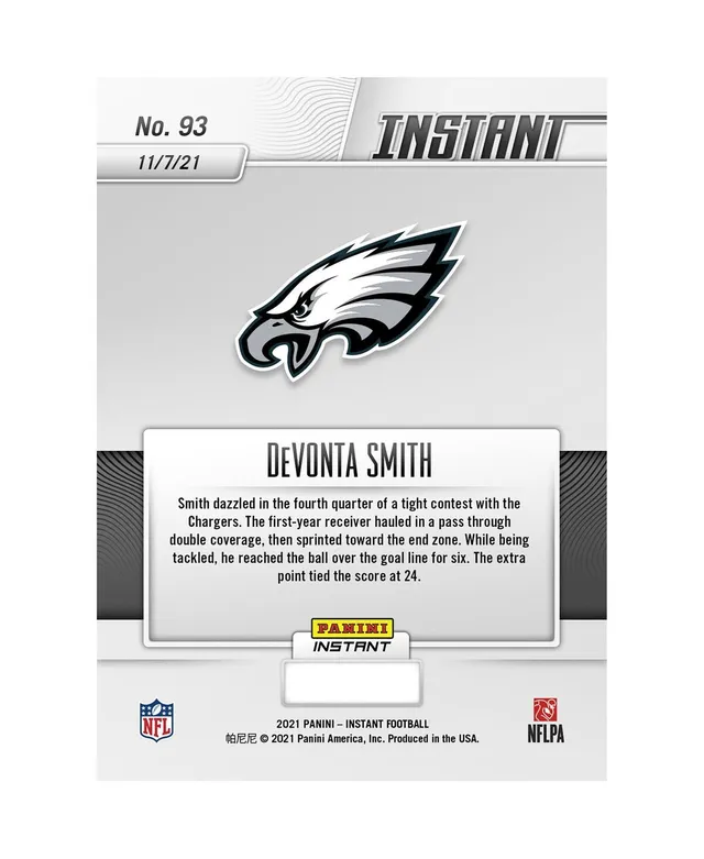 DeVonta Smith Philadelphia Eagles 2021 Panini Phoenix Fire Burst #107 SGC  Authenticated 9 Rookie Card