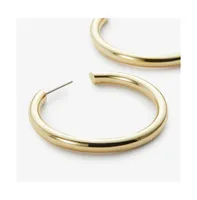 Ana Luisa Hoop Earrings - Tia Medium Gold